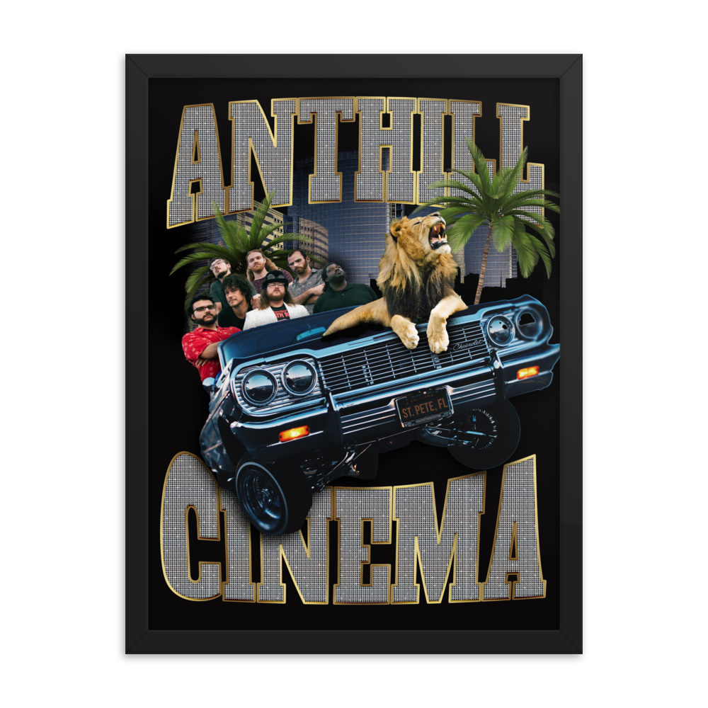 Anthill Cinema Rollin' Up Framed 18x24 Limited Edition Poster