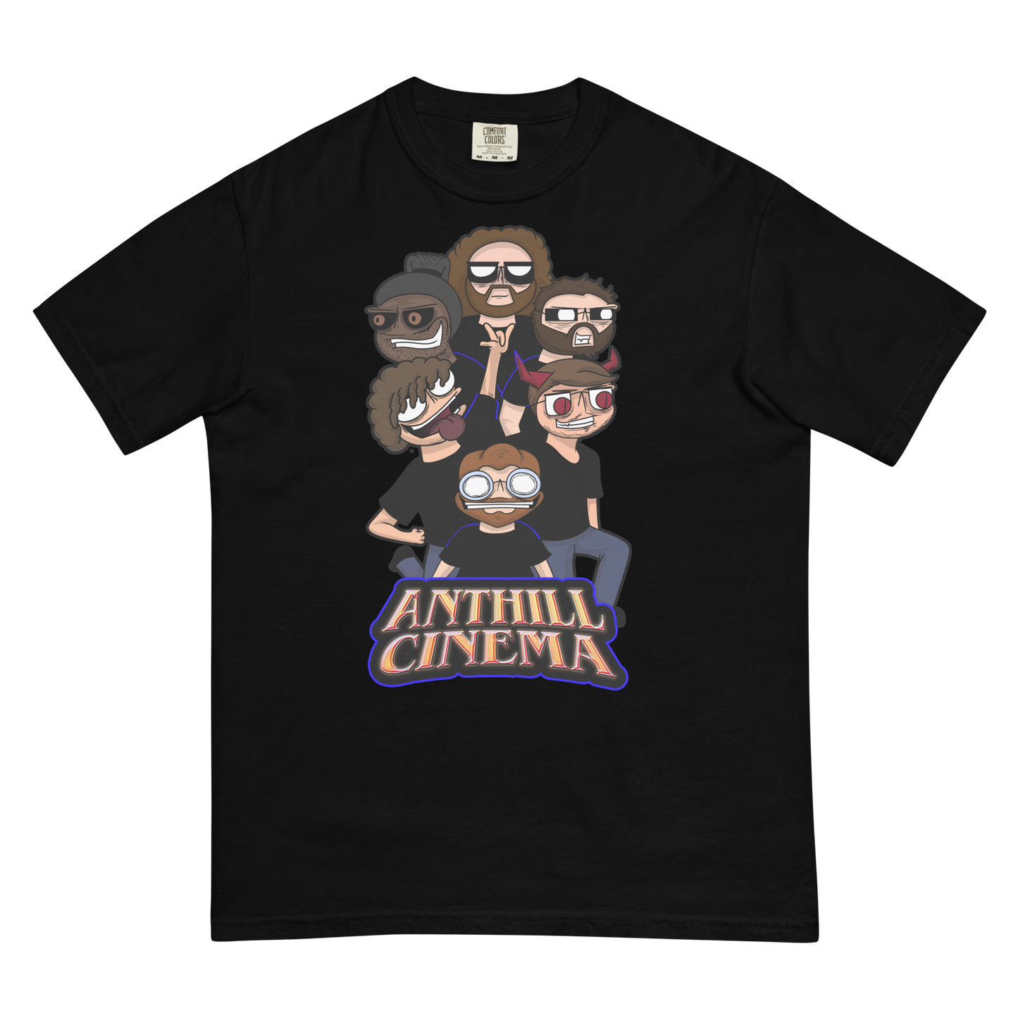 Anthill Cinema - Cartoon World - Garment-dyed heavyweight t-shirt