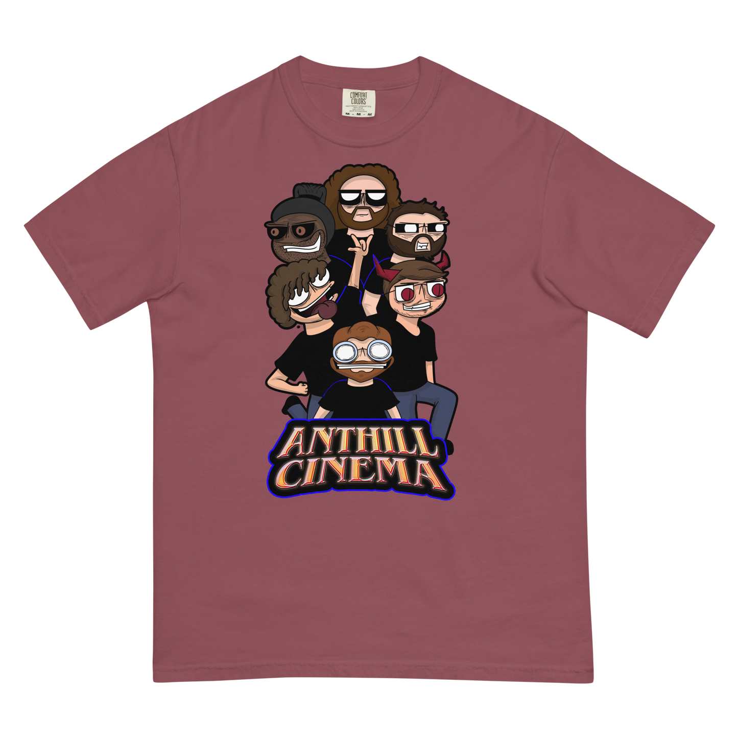Anthill Cinema - Cartoon World - Garment-dyed heavyweight t-shirt