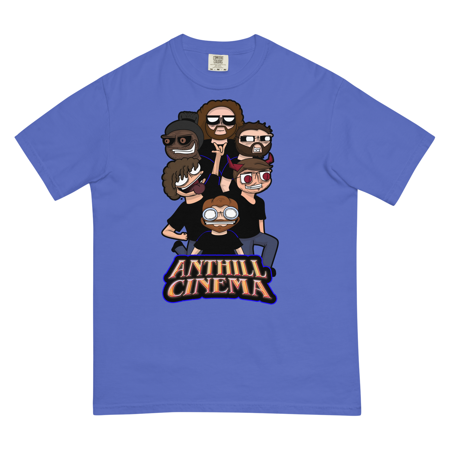 Anthill Cinema - Cartoon World - Garment-dyed heavyweight t-shirt