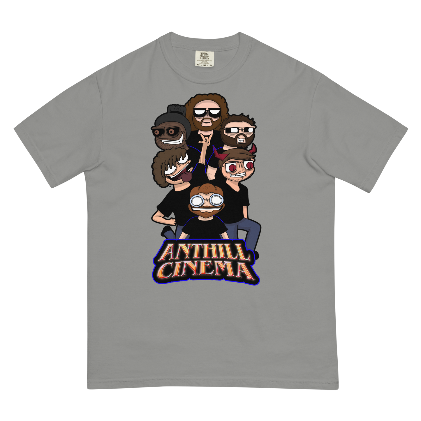 Anthill Cinema - Cartoon World - Garment-dyed heavyweight t-shirt