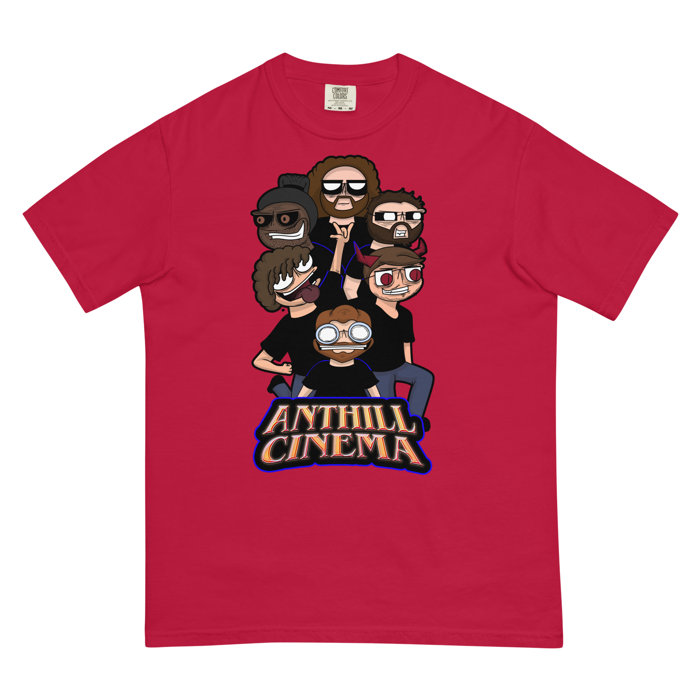 Anthill Cinema - Cartoon World - Garment-dyed heavyweight t-shirt