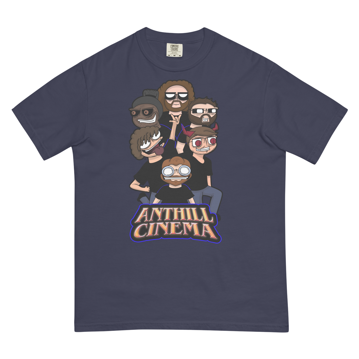 Anthill Cinema - Cartoon World - Garment-dyed heavyweight t-shirt