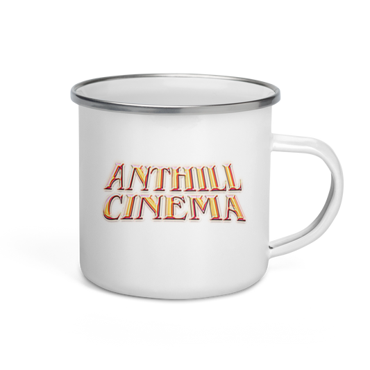 Anthill Cinema - Vintage Horror Logo - Enamel Mug