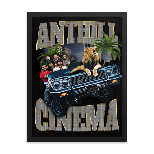 Anthill Cinema Rollin' Up Framed 18x24 Limited Edition Poster
