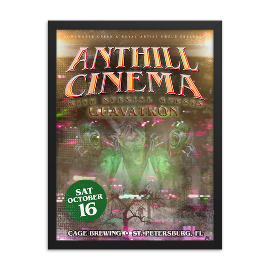 Anthill Cinema - Horror Poster - Oct 16, 2021 - Framed poster