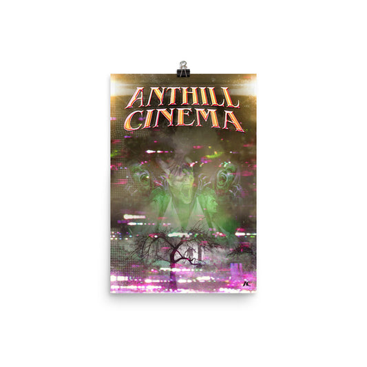 Anthill Cinema - Vintage Horror 12x18 Poster